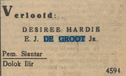 Familiebericht in krant